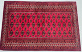 Tribal Persian Turkoman Rug 1.9x1.25m
