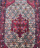 Authentic Handmade Persian Hamedan Rug 1.5x1m