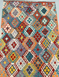 Afghan Waziri Kilim Rug 1.7x1.3m