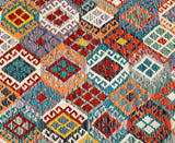 Afghan Waziri Kilim Rug 1.7x1.3m