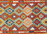 Afghan Aryana Kilim Rug 2.1x1.3m