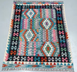Afghan Kyber Kilim Rug 1.6x1.3m