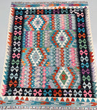 Afghan Kyber Kilim Rug 1.6x1.3m