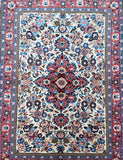 Fine Coffee Table Size Authentic Handmade Persian Qum Rug