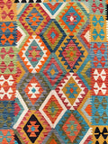 Afghan Kyber Kilim Rug 1.8x1.2m For Australian Homes.