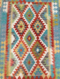 Boho Afghan Aryana Kilim Rug 2x1.5m