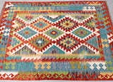 Boho Afghan Aryana Kilim Rug 2x1.5m