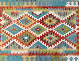 Boho Afghan Aryana Kilim Rug 2x1.5m