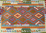Boho Afghan Aryana Kilim Rug 2x1.5m