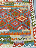 Boho Afghan Aryana Kilim Rug 2x1.5m