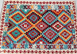 Afghan Waziri Kilim Rug 1.8x1.2m
