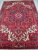 full room size pure wool handmade Persian Heriz rug 3.5x2.5m