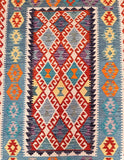Afghan Kyber Kilim Rug 1.9x1.3m