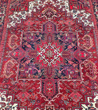 Rare Large Room Size Authentic Handmade Persian Heriz Rug 3.x2.5m
