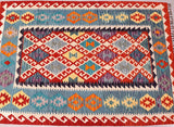 Pure Wool Hand Woven Afghan Aryana Kilim Rug 189x131cm Sydney