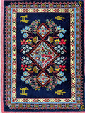 90x65cm Persian Kashan Rug