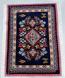 90x65cm Persian Kashan Rug