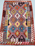 Afghan Kyber Kilim Rug 1.85x1.25m At Persian Rug Warehouse WA in Perth
