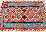 Afghan Aryana Kilim Rug 1.9x1.3m