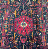 Tribal Persian Nahavand Rug 2.5x1.5m