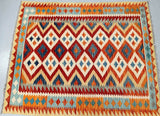 Afghan Aryana Kilim Rug 1.75x1.4m