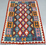 Afghan Kyber Kilim Rug 1.8x1.3m