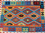 Certified Handmade Tribal Afghan Kilim Rug 179x127cm Shoparug
