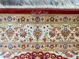 Masterpiece Silk Persian Qum Rug Signed 160x100m