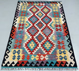 Afghan Waziri Kilim Rug 1.9x1.3m