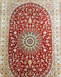 Masterpiece Silk Persian Qum Rug Signed 160x100m