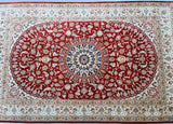 Masterpiece Silk Persian Qum Rug Signed 160x100m