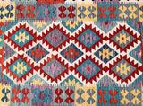 Afghan Waziri Kilim Rug 1.9x1.3m
