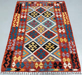 Afghan Waziri Kilim Rug 1.7x1.3m
