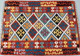 Afghan Waziri Kilim Rug 1.7x1.3m