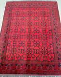 2.3x1.75m Tribal Afghan Kunduz Rug