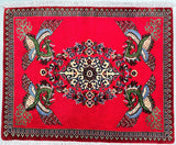96x76cm Persian Kashan Rug