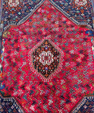 Collectible Full Room Size Handmade Persepolis Design Persian Qashghai Shiraz Rug