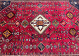 3x1.9m Persian Qashqai Shiraz Rug