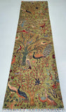 3m Long garden of paradise handmade Afghan Chobi hall runner rug