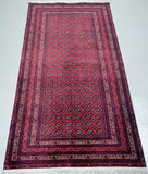 Tribal Afghan Roshnai Rug 2x1m