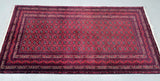 Tribal Afghan Roshnai Rug 2x1m