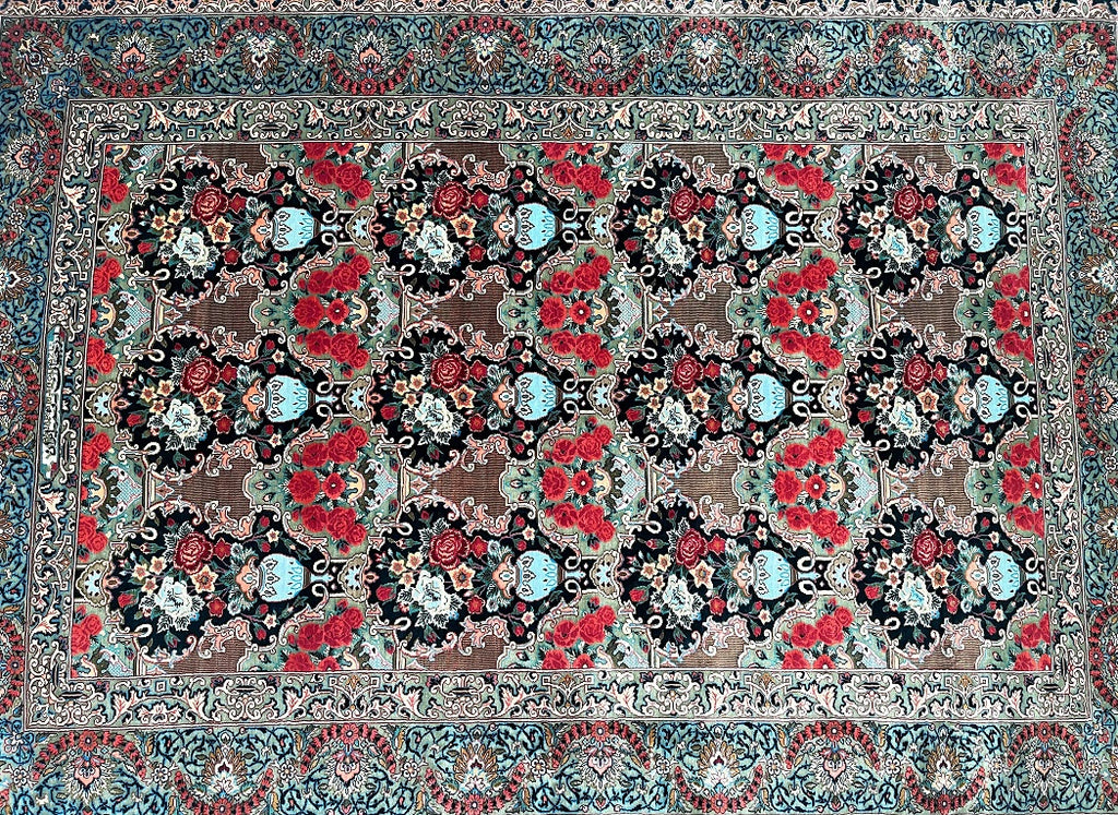 Persian-Qum-silk-rug