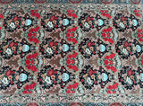 1.4x1m Masterpiece Pure Silk Rajabian Qum Rug