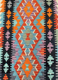 3m Afghan Waziri Kilim Hall Runner