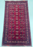 Fine Lamb’s Wool Pile On Wool Base Hand Knotted Afghan Bashiri Rug 1.8x1m At Persian rug warehouse WA in Perth.