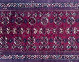 Pure wool tribal hand knotted Afghan Bashiri rug 176x97cm Shoparug
