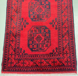 4m Afghan Aqcha Hall Runner