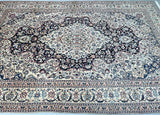 Certified Handmade Persian Nain Rug 370x245cm
