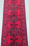2.9m Tribal Afghan Ersari Hall Runner