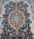 3.85x3.1m Vintage Persian Kashmar Rug